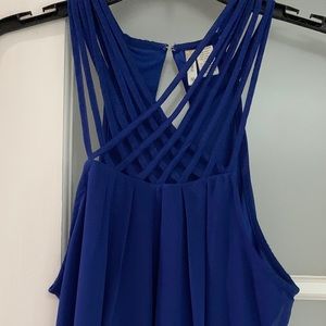 Dressy crisscross tank